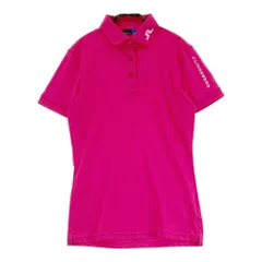 サイズ：S J.LINDEBERG ジェイリンドバーグ  半袖ポロシャツ  ピンク系 [240101466316] ゴルフウェア レディース ストスト