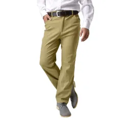 超伸縮チノパン 股上深め シニア《股下67：ベージュ》 新品 未使用 ハイテンション ストレッチ ワイド 太め 股上深め イージーパンツ 介護 通院 運動【B8A】【ゆうパケット】 ファッション メンズ ゴルフ 