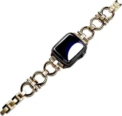 Royce&Roland 互換品 互換品/代替品 チェーンバンド おしゃれ 時計 メタル/シルバー 工具不要/メンズ レディース ギフト プレゼント applewatch アップルウォッチ 40mm(ゴールド,  40mm 41mm 42mm)