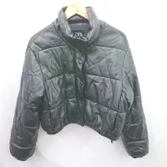 ◇ ⊇ ZARA ザラ ストリート系 長袖 レザージャケット サイズS ブラック系 メンズ E  【1507250004721】