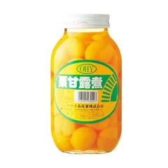 大森 栗 甘露煮 大瓶 1.1kg ( 韓国産 / 40~60粒入り / マロン / 栗きんとん )のサムネイル