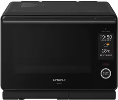 【新品・5営業日で発送】HITACHI 日立 オーブンレンジ ヘルシーシェフ 30L MRO-W10B K フロストブラック