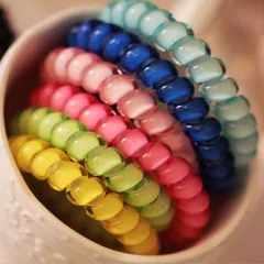 ヘアアクセ  ヘアゴム 髪留め メタリック リングゴム まとめ髪　5個セット