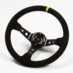 正規品Sabelt スエード ステアリング 本体Φ340 ディープ95mm - メルカリ