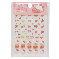 【メール便】ハローキティ ネイルシール ネイルデコセット サンリオ サンタン コスメ雑貨 デコパーツ キャラクター グッズ 