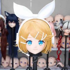 鏡音リン・レン 全頭面・硬質マスク 着ぐるみ マスク kigurumi