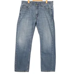 Levi's リーバイス505 デニムパンツ メンズW38 REGULAR FIT ストレート ブルー ヒゲ落ち hpc-0030