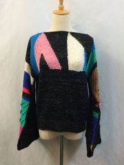 CHANEL　シャネル　19Aランウェイ　メティエダールコレクション　ロゴ　ココマークボタン　ボートネック　ラメMIX　ニット　カシミヤ　セーター　トップス