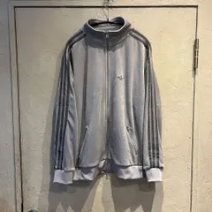 adidas アディダス Velor Track Jacket トラックジャケット グレー size:XS 【代官山A06】
