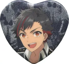 【中古】バッジ・ピンズ 南雲鉄虎 「あんさんぶるスターズ! Starry Stage 3rd ハート型グリッター缶バッジ」