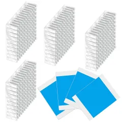 Tuloka ヒートシンク 導熱接着シート付き 熱暴走対策 冷却ラジエーターフィンCPU ICチップ 回路基板 LEDアンプに適用 アルミニウム 4個入り 40mm×40mm×11mm シルバー