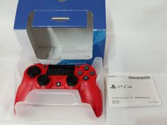 ♪プレイステーション4 PS4 DUALSHOCK4 コントローラー レッド ※ジャンク品