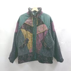Lucy様おまとめ VINTAGE☆総柄ブルゾン☆ナイロンジャケット】 - メルカリ