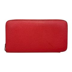 HERMES エルメス◇アザップ◇ラウンドファスナー◇長財布◇赤 ネイビー 