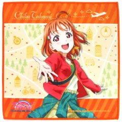 【中古】タオル・手ぬぐい(キャラクター) 高海千歌 「セガコラボカフェ ラブライブ!サンシャイン!! The School Idol Movie Over the Rainbow マイクロファイバータオル Vol.1」