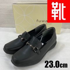M-480■kutsu.com公式■ fuwaraku スニーカーパンプス<ローファータイプ>  FR-1110  ブラック 　23.0㎝