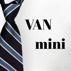 VAN mini 子供用ネクタイ ストライプ柄 レジメンタルタイ ブランドネクタイ 総柄 メンズネクタイ 高級シルク 子供用