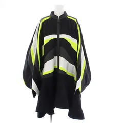 ジュンヤワタナベ JUNYA WATANABE コムデギャルソン 23SS コミネ racing dress レーシングワンピース ジャケット ジップアップ ドルマンスリーブ M 黒 ブラック JK-O033 /KHのサムネイル