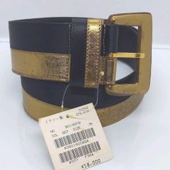 トゥエンティーズ TNEWTIES スクエアバックルレザーナローベルト