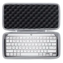【特価セール】MX KEYS ロジクール mini for logicool mac KX700MPG/MX 互換品 KEYS mini 収納ケース KX700PGミニマリスト ワイヤレス co2CREA イルミネイテッド キーボード、グレーホワイト（ケースの