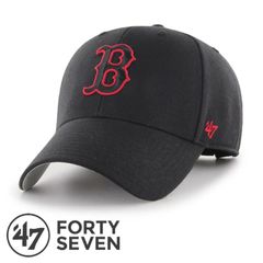 47 フォーティーセブン Red Sox '47 MVP Black レッドソックス キャップ 帽子 カジュアル スポーツ 野球 MLB メジャーリーグ