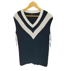 バナナリパブリック BANANA REPUBLIC Vネック ニットベスト セーター レディース import：S 