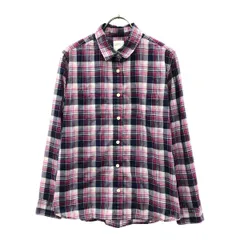 THE NORTH FACE ザノースフェイス チェック柄 長袖 マキシフレッシュ シャツ L パープル系 アウトドア NRW11504 レディース 古着