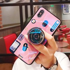 セール　iPhoneケース　カメラ　オシャレ　韓国　スマホリング付き　ピンク