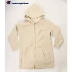 Champion CW-G106 チャンピオン ジップパーカー 厚手 裏起毛 シンプル ワンポイント ロゴ ジップフーデッドスウェット パーカー CHAMPION USED ジップアップパーカー ベージュ FULLZIP あったか ゆったり カジュアル