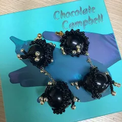 ♡チョコレートキャンベルイヤリング♡ ♡チョコレートキャンベル♡BLIN♡ハートイヤリング♡ - メルカリ