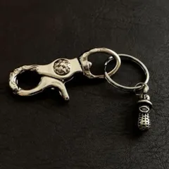 真鍮 シルバー キーホルダー キーリング キーフック カラビナ フック ヴィンテージ ビンテージ アンティーク レトロ 真鍮製 チャーム 269