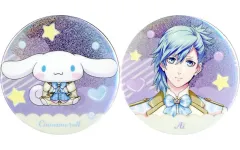 【中古】バッジ・ピンズ シナモロール＆美風藍 Shining Live BIG缶バッジセット Happy Smiling Stage Ver. 「サンリオキャラクターズ×うたの☆プリンスさまっ♪」