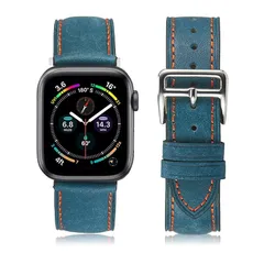 【新品】 sumo56 Apple Watch バンド プエブロレザー 本革 アップルウォッチ バンド 38mm 40mm 41mm 42mm 44mm 45mm 49mm for iWatch Series 7/6/5/4/3/2/1/SE に対応 メン 1