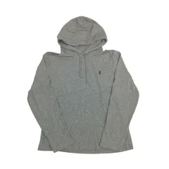 【美品】polo ralph lauren ポロ ラルフローレン パーカー グレー ワンポイント S　B202507