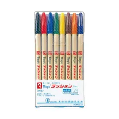 （まとめ） 寺西化学水性サインペン マジックラッションペン No.300 8色（各色1本） M300C-8 1パック 【×10セット】