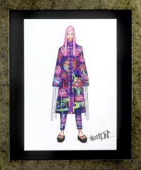 [중고] 원화 일러스트 보드 도쿄 비치 리벤저스 신작 체험전 마지막 세계선 복제 원화 삼도춘천야