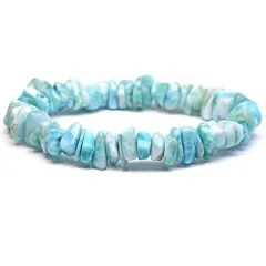  〔K1410〕ラリマー Larimar ペクトライト ブレスレット ドミニカ産