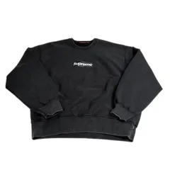 68.【未使用品】supreme Washed Box Logo Crewneck Black XLサイズ【併売品】