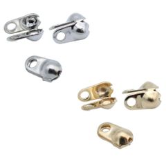 【50個パック】ボールチップ [外径1.5mm/2.0mm/2.4mm, シルバー/ゴールド 色] sgy-1676-81-50p