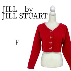 JILL by JILL STUART 赤 長袖 カーディガン F