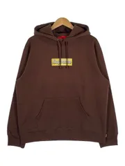 2025年最新】supreme ボックスロゴ パーカー ブラウンの人気