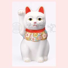 不二家 開運ペコちゃん招き猫 置物 FUJIYA レトロ 陶磁器製 - メルカリ