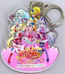 【中古】キーホルダー 集合 アクリルキーホルダー 「HUGっと!プリキュア ドリームステージ♪ ～フレフレ!めちゃLOVE レビュー～」