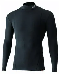 YONEX ヨネックス ユニハイネックナガソデシャツ BK サイズ M STB-F1012 7 | スポーツブランド インナー トップス ウェア メンズ レディース ハイネック 長袖 シャツ M ブラック UVカット ストレッチ 吸汗速乾 コンプレッションウェ