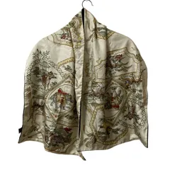 未使用品　サルヴァトーレフェラガモ 豹大判ストールスカーフ　長方形 Yahoo!オークション -「フェラガモ スカーフ 豹」の落札相場