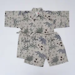 甚平 男の子 和柄 恐竜 80cm 90cm 95cm