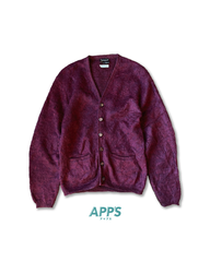 60's Towncraft Mohair Knit Cardigan タウンクラフト 無地 モヘアカーディガン M