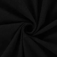 moonfarm ネル生地 黒 綿100％ 片面起毛 幅約150cm フランネル(2ｍ)