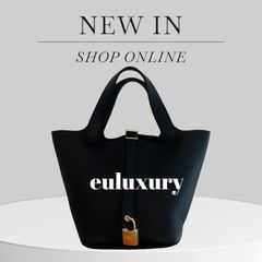 エルメス　一生愛せる！ピコタンロックPM 18 黒ゴールド金具