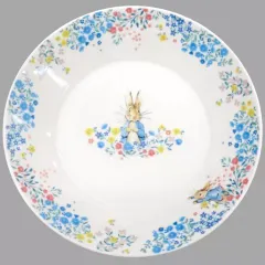 【中古】皿・ボウル No.5 ピーターラビット パスタカレー皿 「ピーターラビット」 だんぜん!ダイソーdeたくさんワクワクシールキャンペーン品のサムネイル